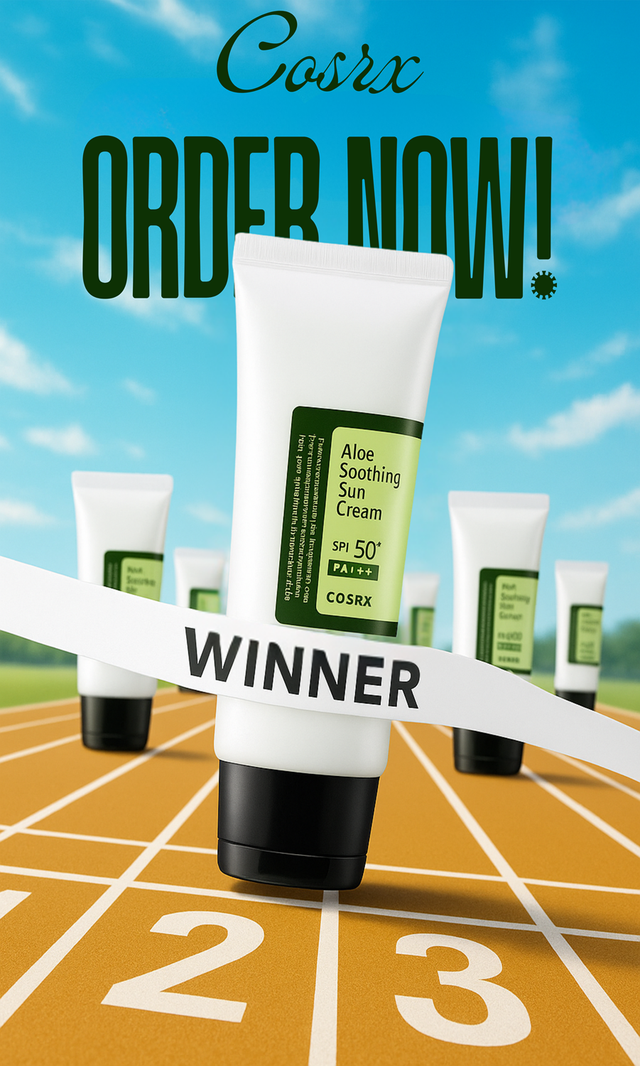 cosrx sunscreen (graphics design)